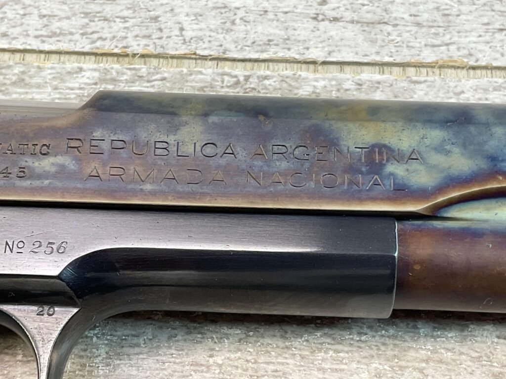 COLT GOVT MODEL 1911 .45 ACP SEMI AUTO PISTOL, REPUBLICA ARGENTINA, JAMES EARL JONES COLLECTION #5-10773-PF