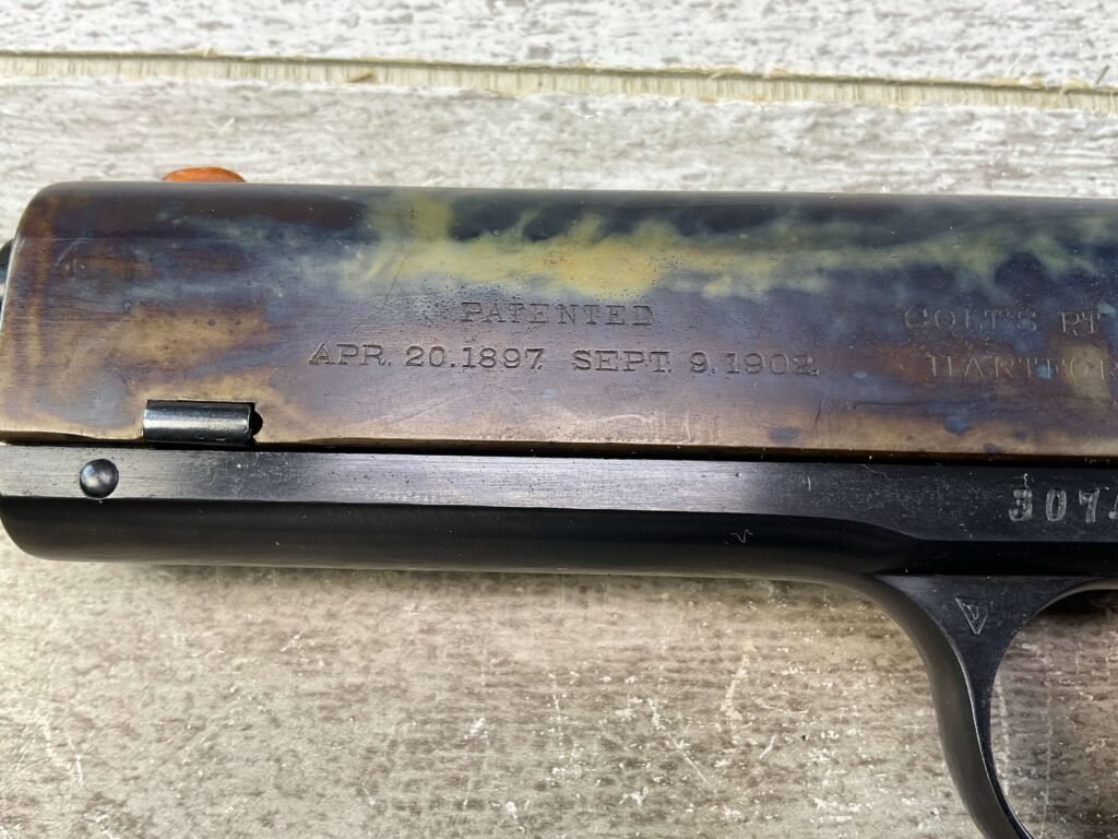 COLT 1903 POCKET HAMMER .38 CAL RIMLESS SEMI AUTO PISTOL, JAMES EARL JONES COLLECTION #5-10774-PF