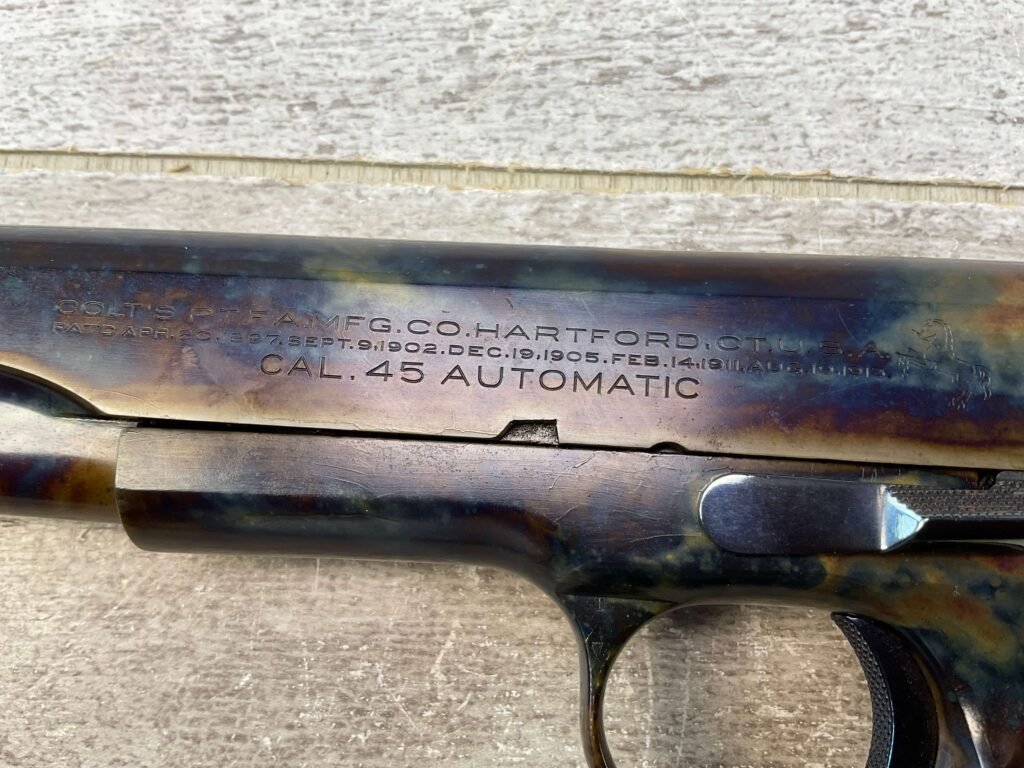 COLT GOVT MODEL EXERCITO BRASILEIRO 1937 1911A1 .45 ACP SEMI AUTO PISTOL, JAMES EARL JONES COLLECTION #5-10776-PF