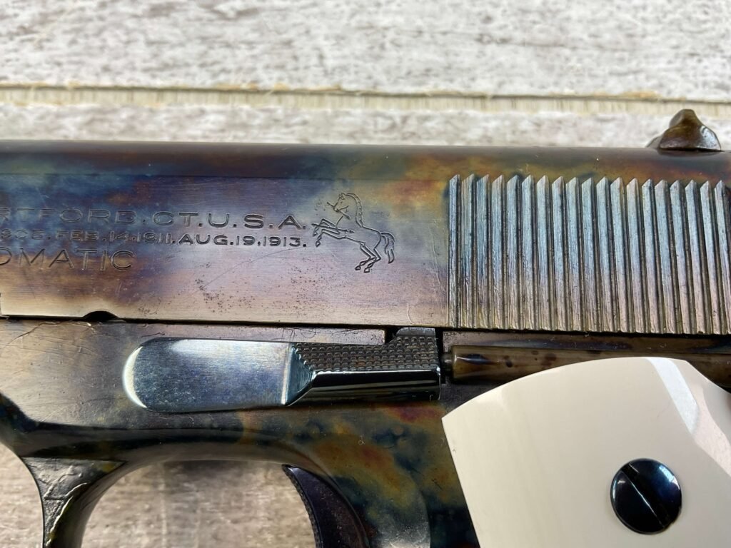 COLT GOVT MODEL EXERCITO BRASILEIRO 1937 1911A1 .45 ACP SEMI AUTO PISTOL, JAMES EARL JONES COLLECTION #5-10776-PF