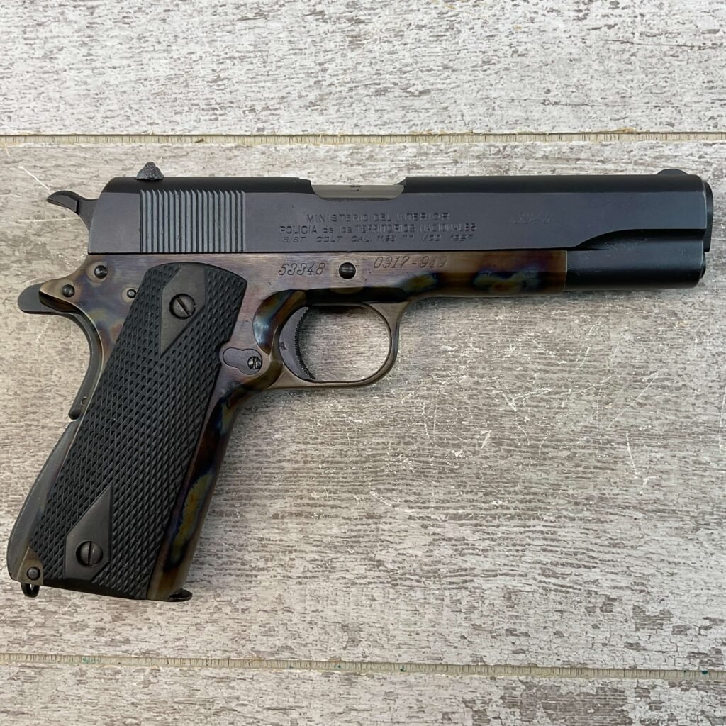 COLT D.G.F.M. - (F.M.A.P.) MOD 1927 11.25MM SEMI AUTO PISTOL, JAMES EARL JONES COLLECTION #5-10777-PF