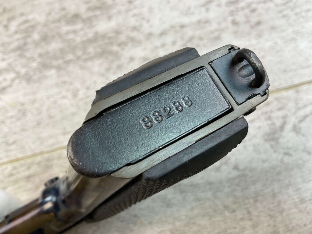 COLT D.G.F.M. - (F.M.A.P.) MOD 1927 11.25MM SEMI AUTO PISTOL, JAMES EARL JONES COLLECTION #5-10777-PF