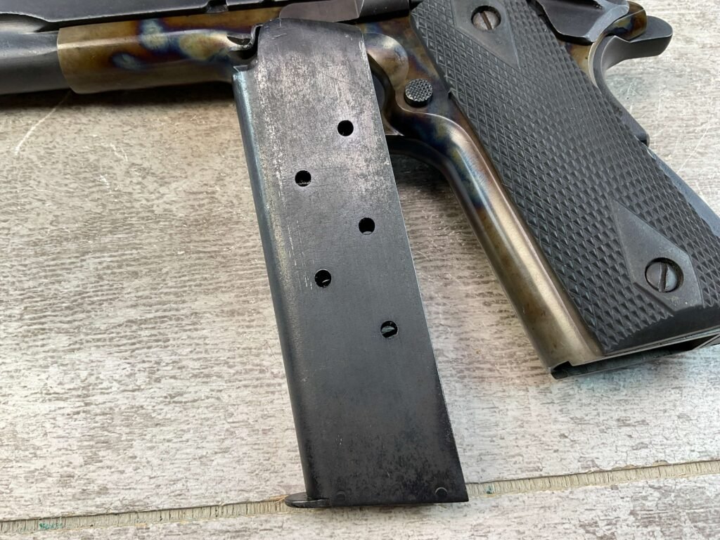 COLT D.G.F.M. - (F.M.A.P.) MOD 1927 11.25MM SEMI AUTO PISTOL, JAMES EARL JONES COLLECTION #5-10777-PF