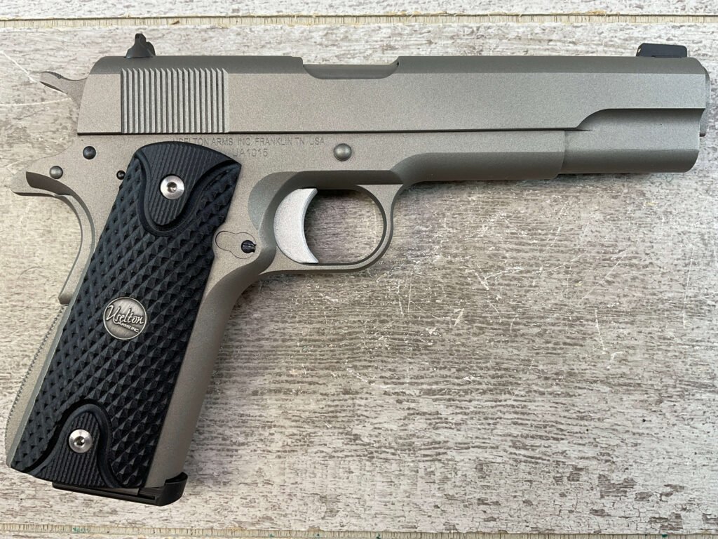 USELTON ARMS INC 1911A1 .45 ACP SEMI AUTO PISTOL, JAMES EARL JONES COLLECTION #5-10778-PF