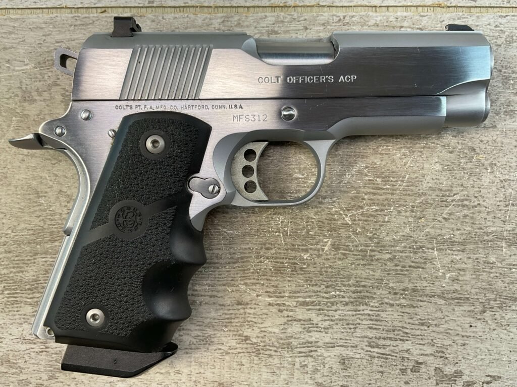 COLT McCORMICK OFFICER .45 ACP SEMI AUTO PISTOL, JAMES EARL JONES COLLECTION #5-10779-PF