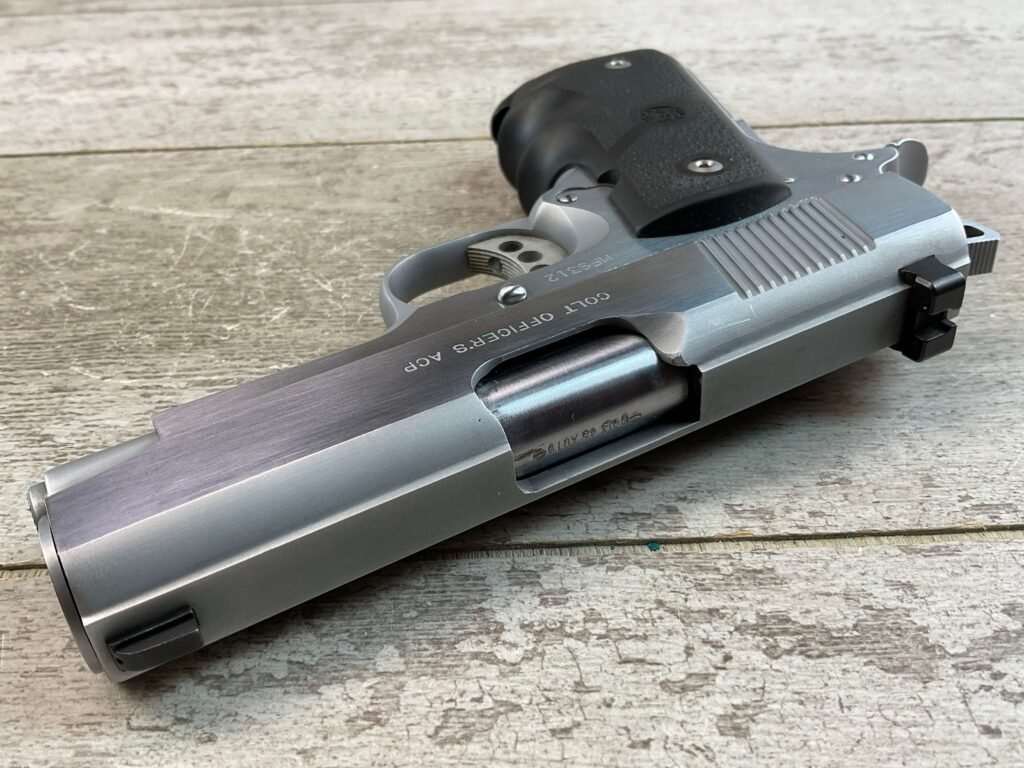 COLT McCORMICK OFFICER .45 ACP SEMI AUTO PISTOL, JAMES EARL JONES COLLECTION #5-10779-PF