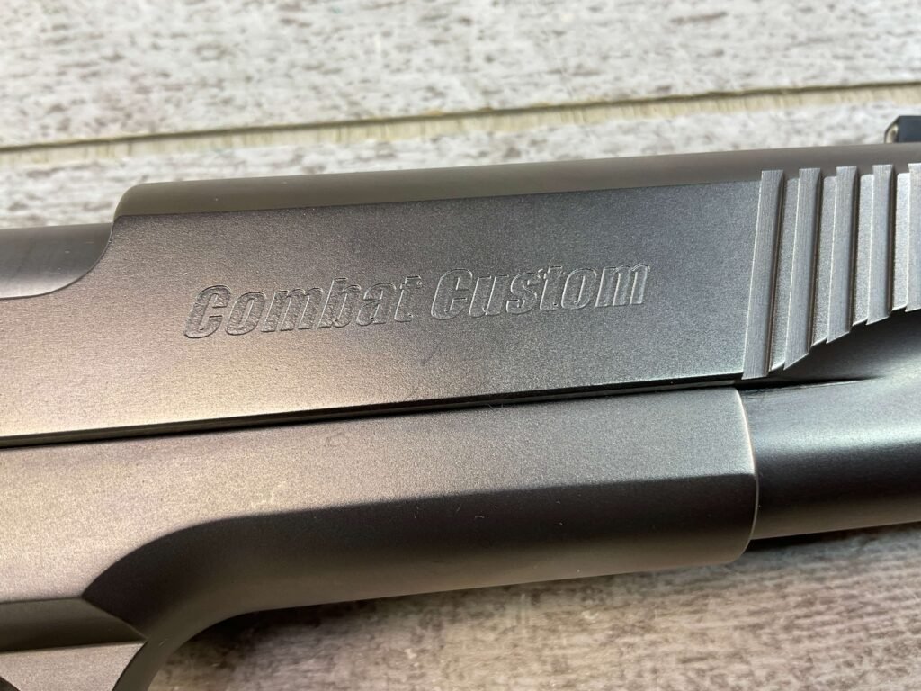 VOLKMANN CUSTOM INC COMBAT CUSTOM .45 ACP CUSTOM SEMI AUTO PISTOL, JAMES EARL JONES COLLECTION, LIKE NEW #5-10788