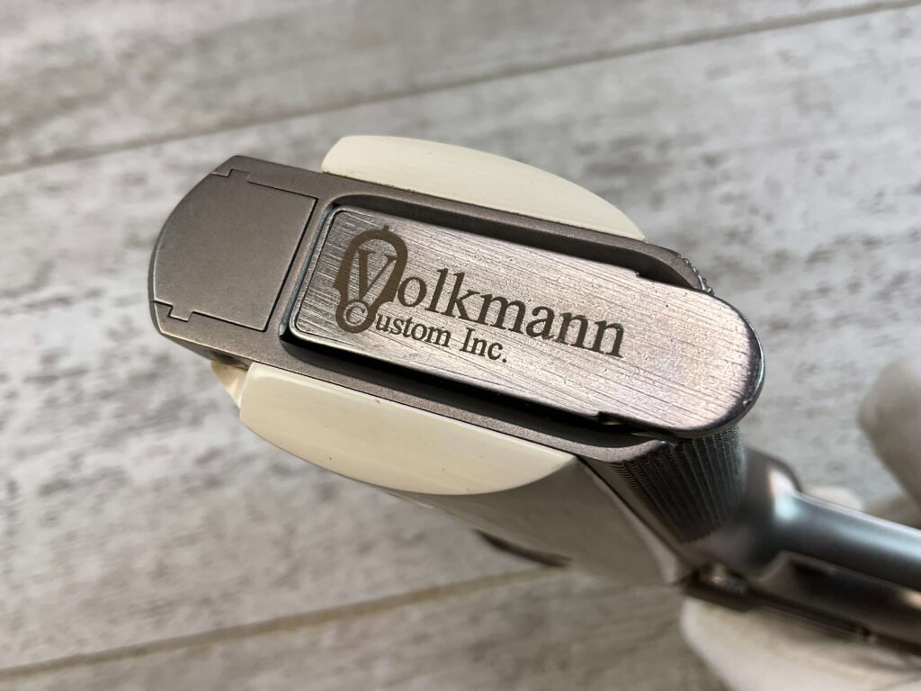 VOLKMANN CUSTOM INC COMBAT CUSTOM .45 ACP CUSTOM SEMI AUTO PISTOL, JAMES EARL JONES COLLECTION, LIKE NEW #5-10788