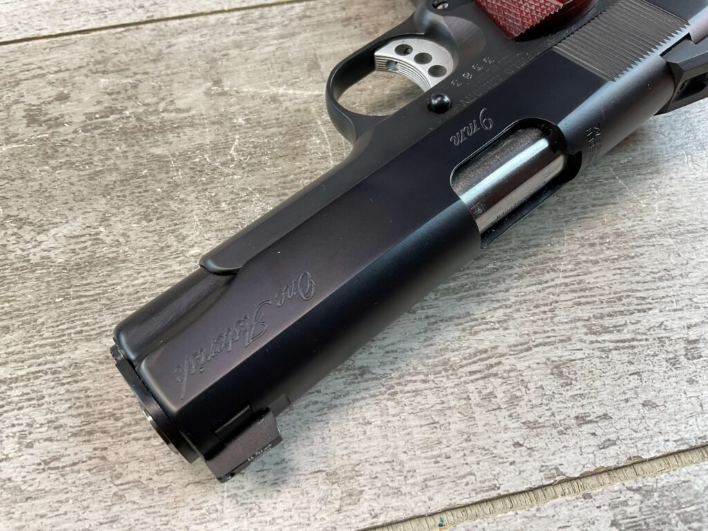 SPRINGFIELD ARMORY / KASE REEDER CUSTOM 1 ASTERISK (1*) 9MM SEMI AUTO PISTOL, JAMES EARL JONES COLLECTION #5-10786