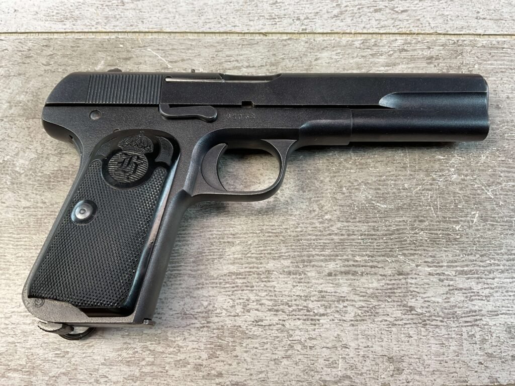 HUSQVARNA 1907 .380 CAL SEMI AUTO PISTOL, JAMES EARL JONES COLLECTION #5-10796