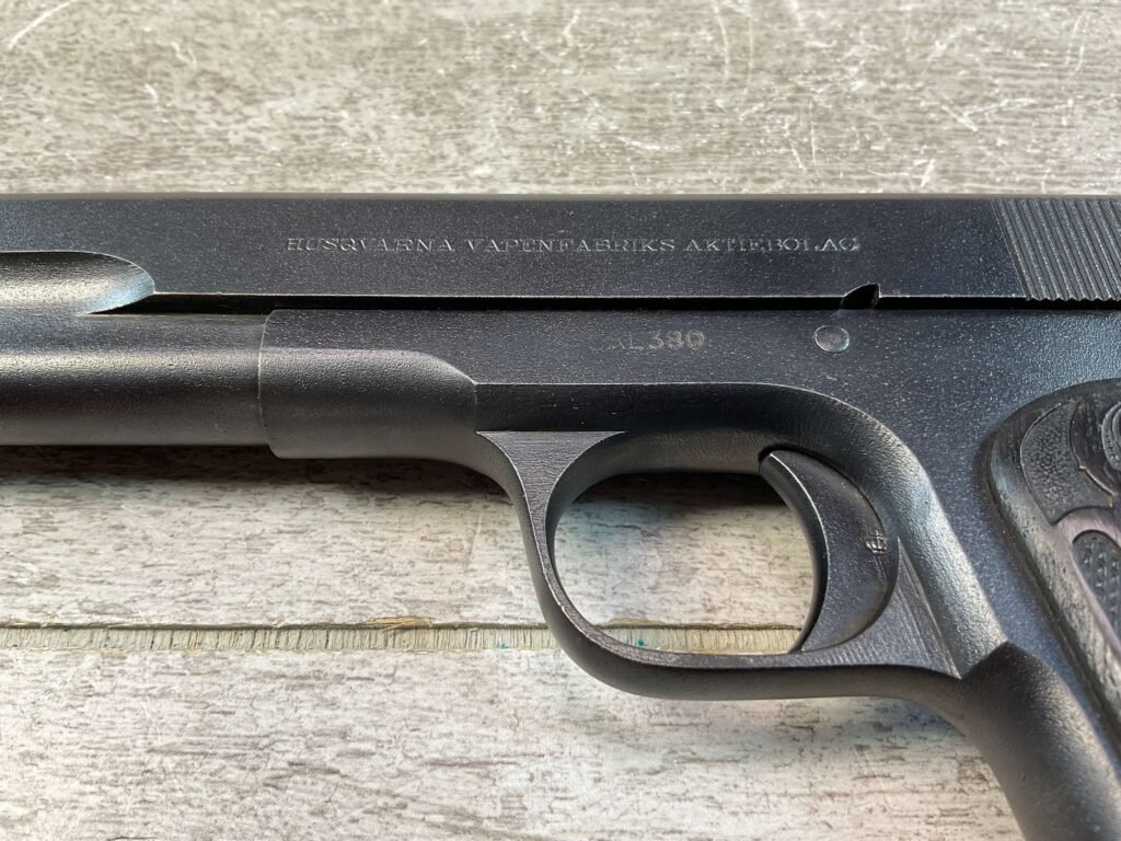 HUSQVARNA 1907 .380 CAL SEMI AUTO PISTOL, JAMES EARL JONES COLLECTION #5-10796