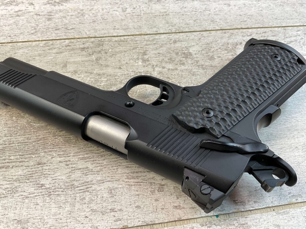 STI INTERNATIONAL "RED JACKET FIREARMS" 1911 .45 ACP SEMI AUTO PISTOL, JAMES EARL JONES COLLECTION #5-10800