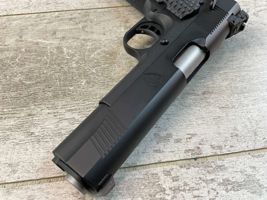 STI INTERNATIONAL "RED JACKET FIREARMS" 1911 .45 ACP SEMI AUTO PISTOL, JAMES EARL JONES COLLECTION #5-10800