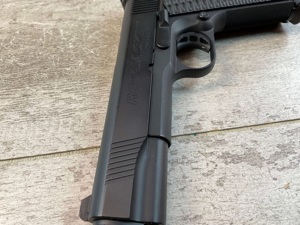 STI INTERNATIONAL "RED JACKET FIREARMS" 1911 .45 ACP SEMI AUTO PISTOL, JAMES EARL JONES COLLECTION #5-10800