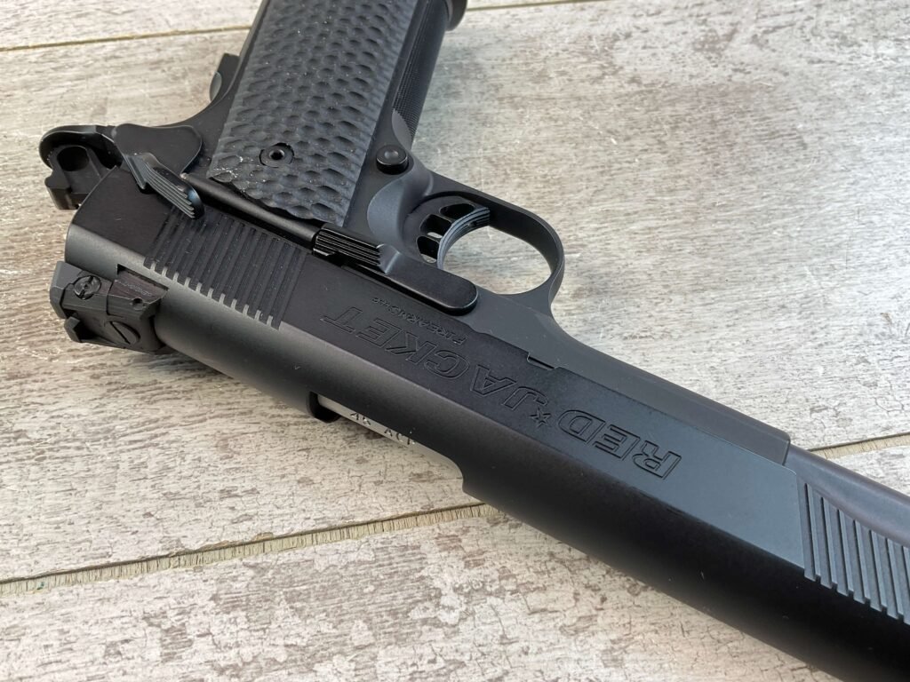 STI INTERNATIONAL "RED JACKET FIREARMS" 1911 .45 ACP SEMI AUTO PISTOL, JAMES EARL JONES COLLECTION #5-10800