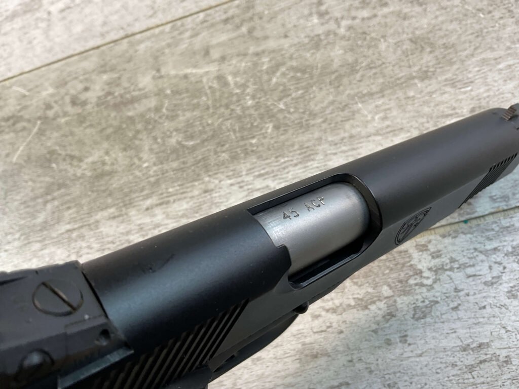 STI INTERNATIONAL "RED JACKET FIREARMS" 1911 .45 ACP SEMI AUTO PISTOL, JAMES EARL JONES COLLECTION #5-10800