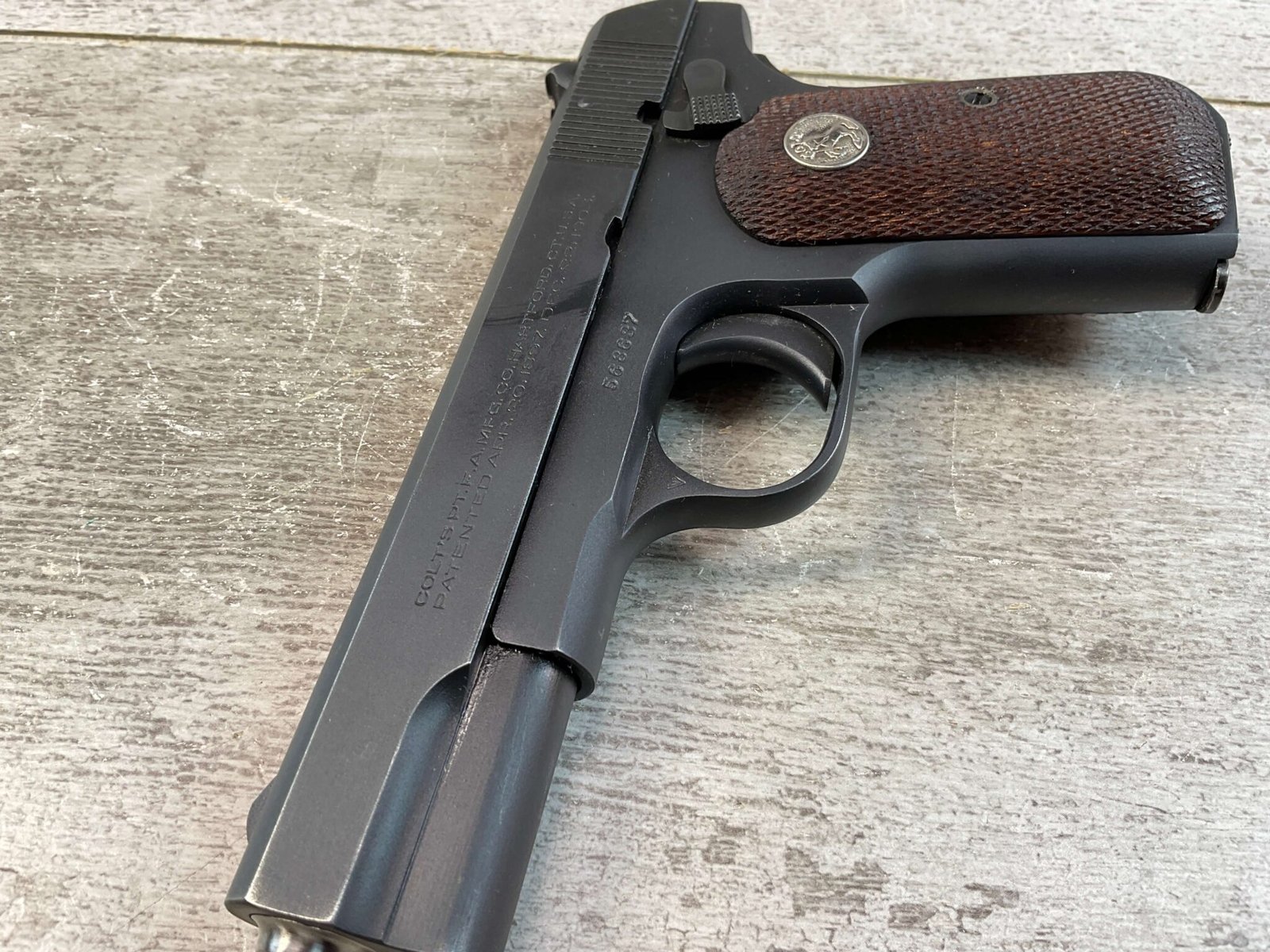 COLT 1903 POCKET HAMMERLESS .32 AUTO SEMI AUTO PISTOL, JAMES