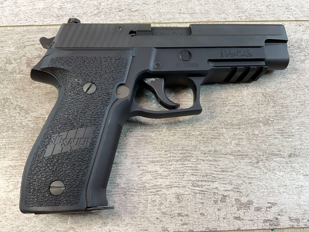 SIG SAUER P226 MK25 9MM SEMI AUTO PISTOL, JAMES EARL JONES COLLECTION, MINTY #5-10803