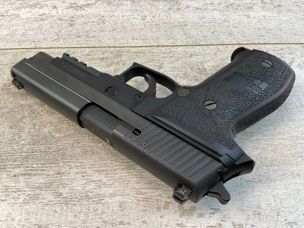 SIG SAUER P226 MK25 9MM SEMI AUTO PISTOL, JAMES EARL JONES COLLECTION, MINTY #5-10803