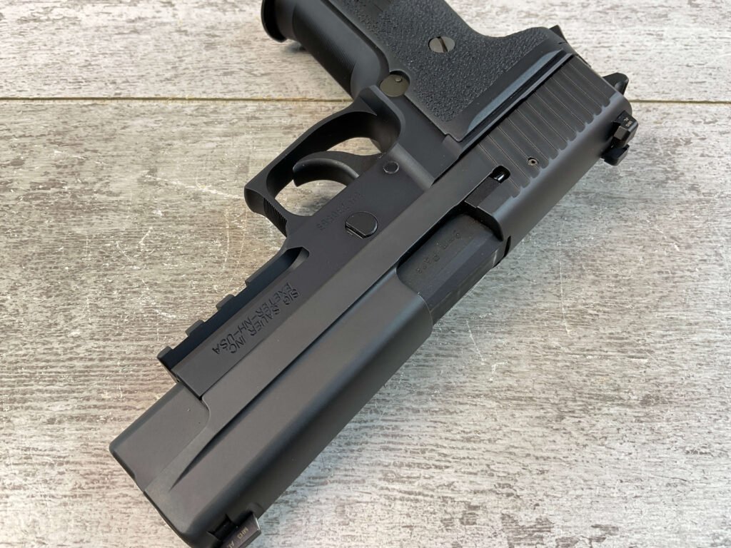 SIG SAUER P226 MK25 9MM SEMI AUTO PISTOL, JAMES EARL JONES COLLECTION, MINTY #5-10803