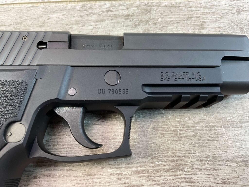 SIG SAUER P226 MK25 9MM SEMI AUTO PISTOL, JAMES EARL JONES COLLECTION, MINTY #5-10803