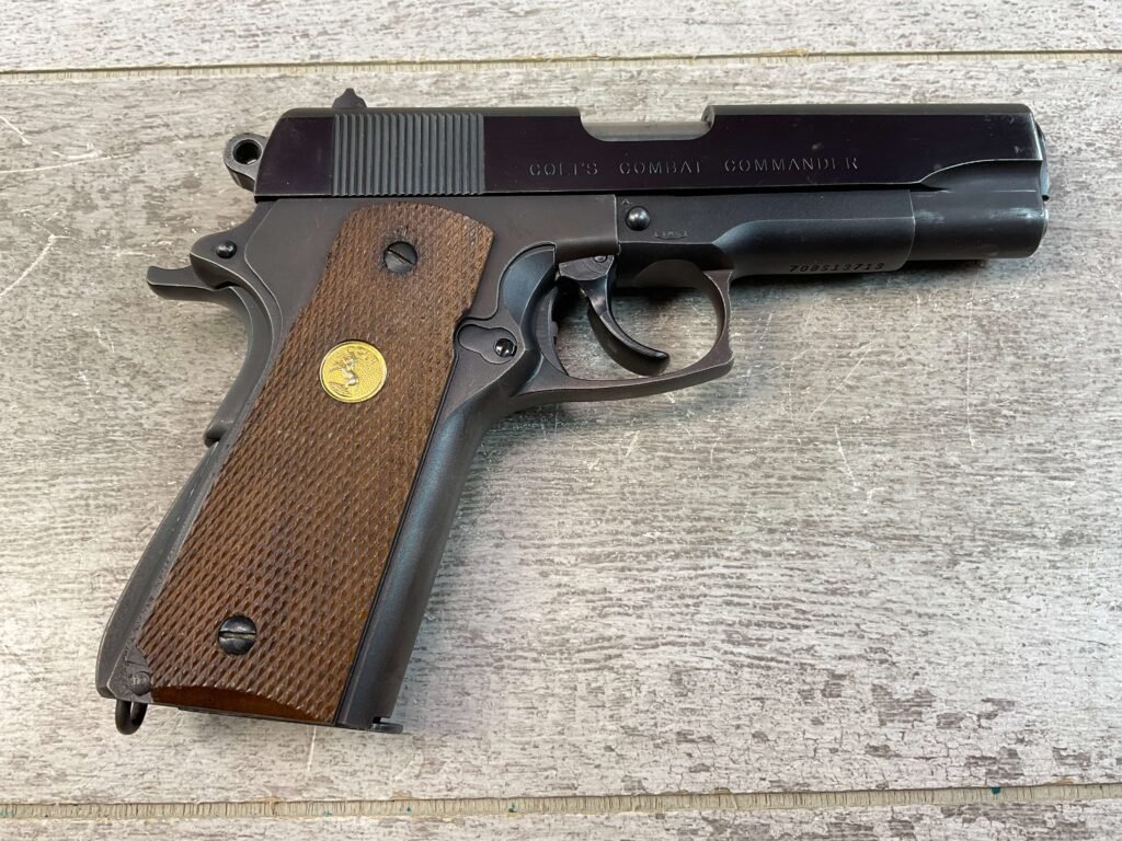 COLT COMBAT COMMANDER 1911 45 ACP SEMI AUTO PISTOL, JAMES EARL JONES COLLECTION #5-10804