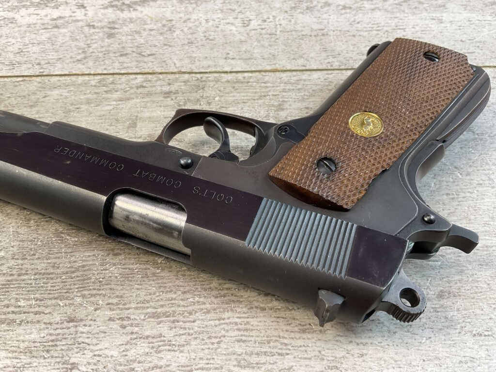 COLT COMBAT COMMANDER 1911 45 ACP SEMI AUTO PISTOL, JAMES EARL JONES COLLECTION #5-10804