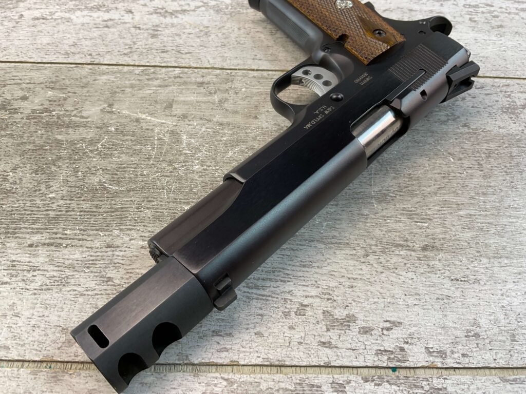 SMITH & WESSON S&W SW1911 400 COR-BON SEMI AUTO PISTOL, JAMES EARL JONES COLLECTION, LIKE NEW #5-10805