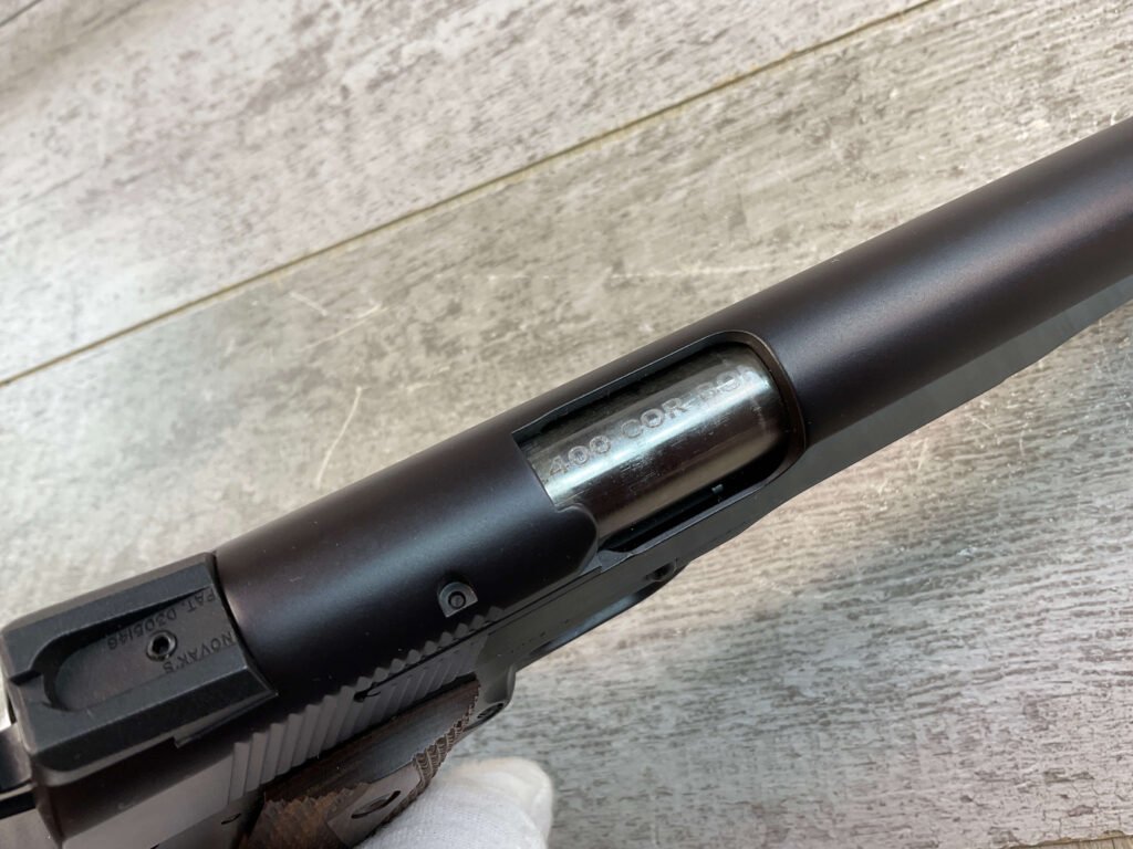 SMITH & WESSON S&W SW1911 400 COR-BON SEMI AUTO PISTOL, JAMES EARL JONES COLLECTION, LIKE NEW #5-10805