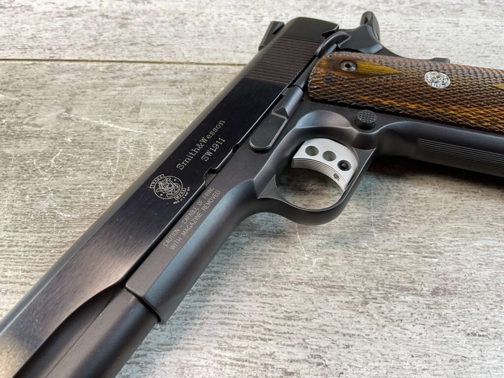 SMITH & WESSON S&W SW1911 400 COR-BON SEMI AUTO PISTOL, JAMES EARL JONES COLLECTION, LIKE NEW #5-10805
