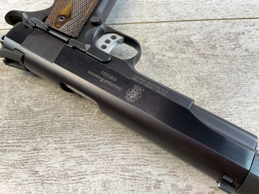 SMITH & WESSON S&W SW1911 400 COR-BON SEMI AUTO PISTOL, JAMES EARL JONES COLLECTION, LIKE NEW #5-10805