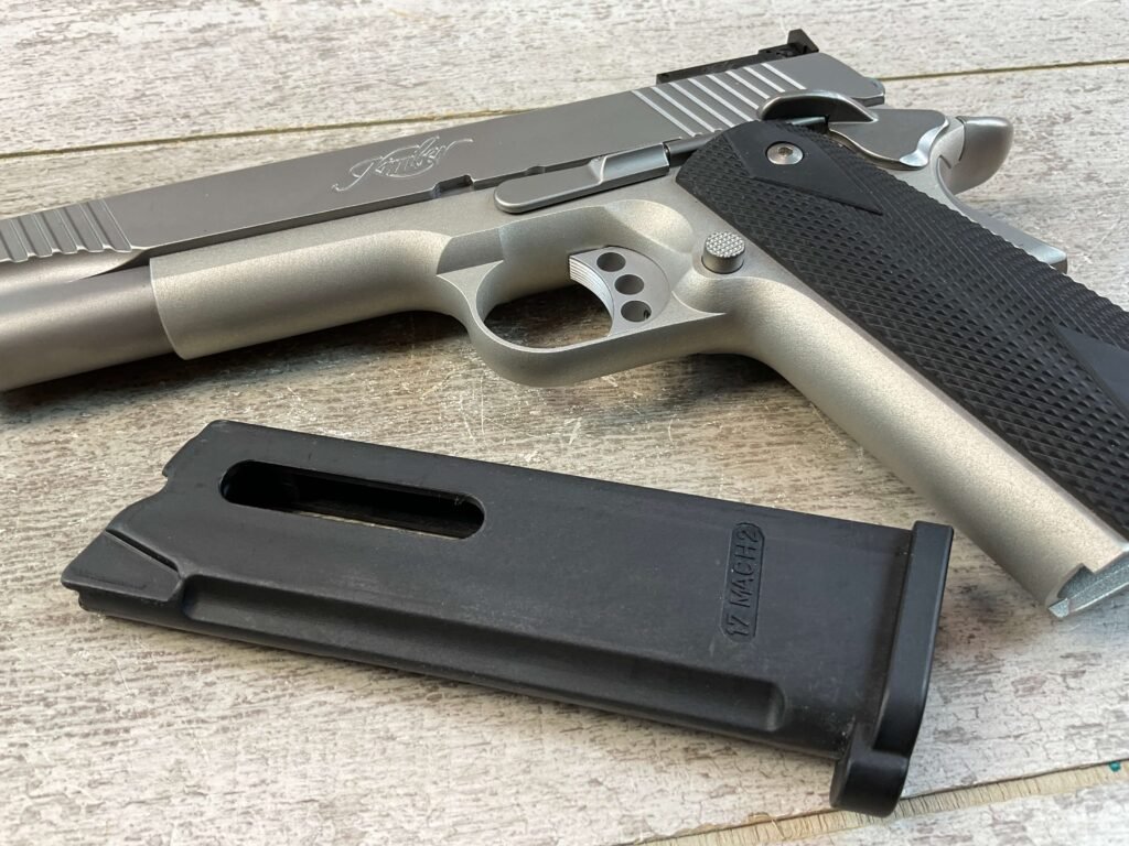 KIMBER RIMFIRE TARGET 1911 .17 MACH 2 SEMI AUTO PISTOL, JAMES EARL JONES COLLECTION, LIKE NEW #5-10807