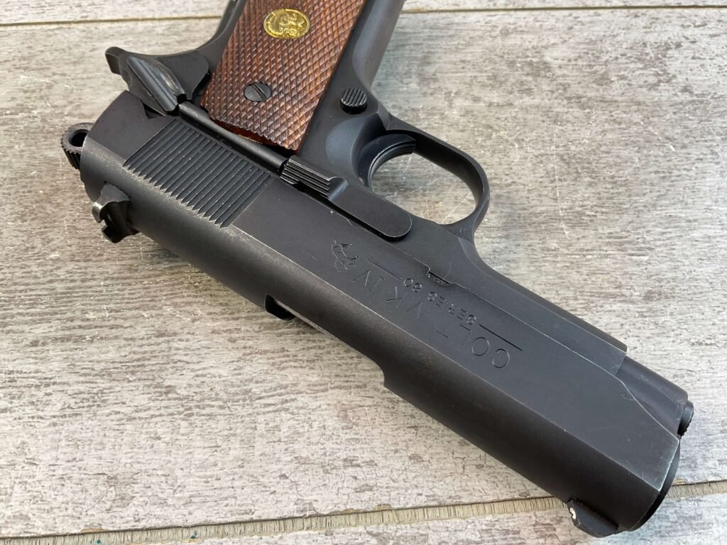 COLT OFFICERS ACP MODEL SERIES 80 MATTE FINISH .45 ACP SEMI AUTO PISTOL, JAMES EARL JONES COLLECTION #5-10808