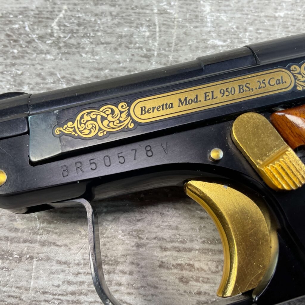 BERETTA EL 950BS .25 CAL SEMI AUTO PISTOL, JAMES EARL JONES COLLECTION #5-10809