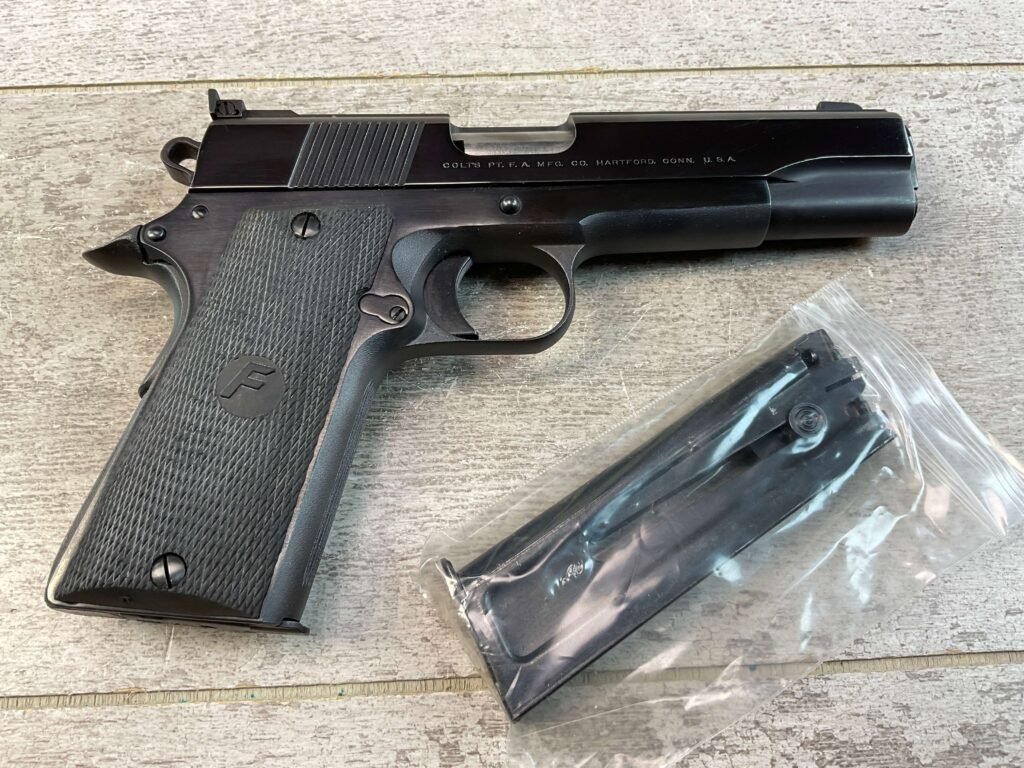 COLT 38 SPECIAL MID RANGE NATIONAL MATCH .45 ACP SEMI AUTO PISTOL, JAMES EARL JONES COLLECTION #5-10813