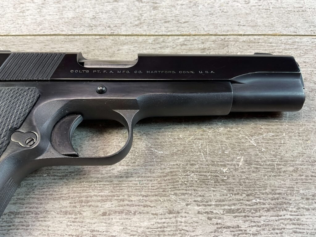 COLT 38 SPECIAL MID RANGE NATIONAL MATCH .45 ACP SEMI AUTO PISTOL, JAMES EARL JONES COLLECTION #5-10813