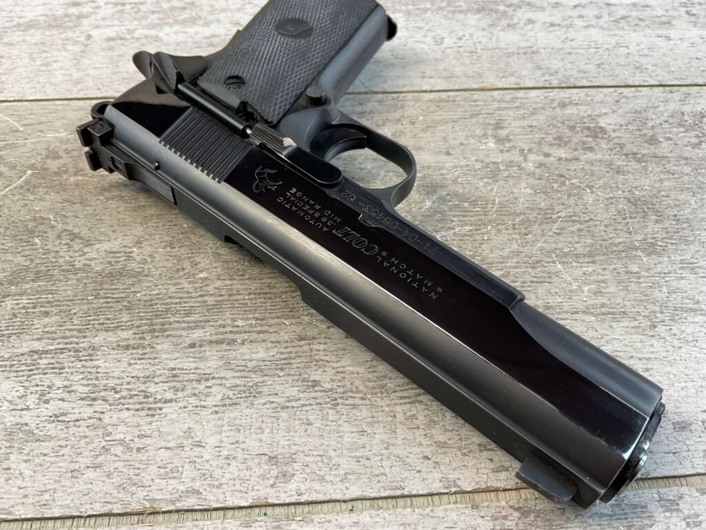 COLT 38 SPECIAL MID RANGE NATIONAL MATCH .45 ACP SEMI AUTO PISTOL, JAMES EARL JONES COLLECTION #5-10813