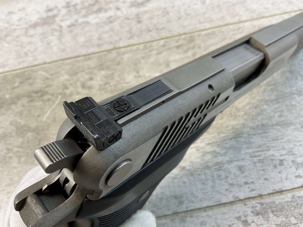 AMT AUTO MAG IV 45 WIN MAG STAINLESS SEMI AUTO PISTOL, JAMES EARL JONES COLLECTION #5-10814