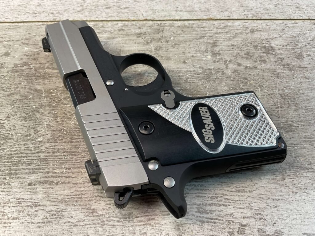 SIG SAUER P238 380 ACP TWO-TONE SEMI AUTO PISTOL, JAMES EARL JONES COLLECTION #5-10815