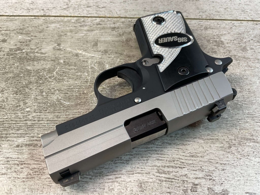 SIG SAUER P238 380 ACP TWO-TONE SEMI AUTO PISTOL, JAMES EARL JONES COLLECTION #5-10815