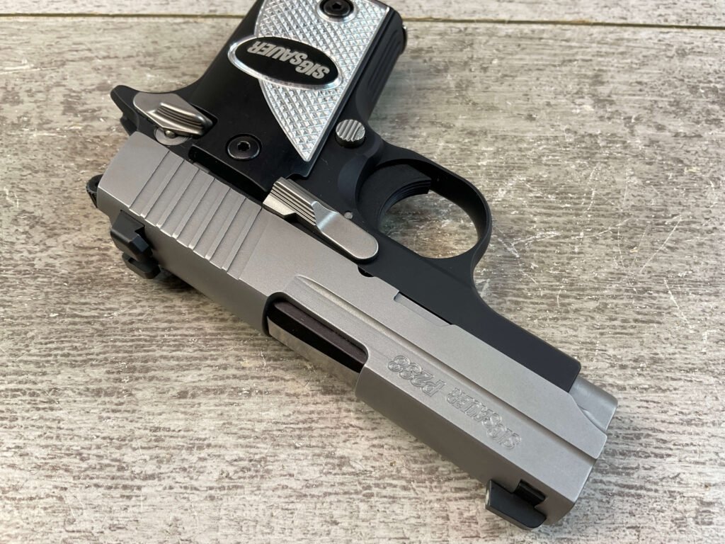 SIG SAUER P238 380 ACP TWO-TONE SEMI AUTO PISTOL, JAMES EARL JONES COLLECTION #5-10815