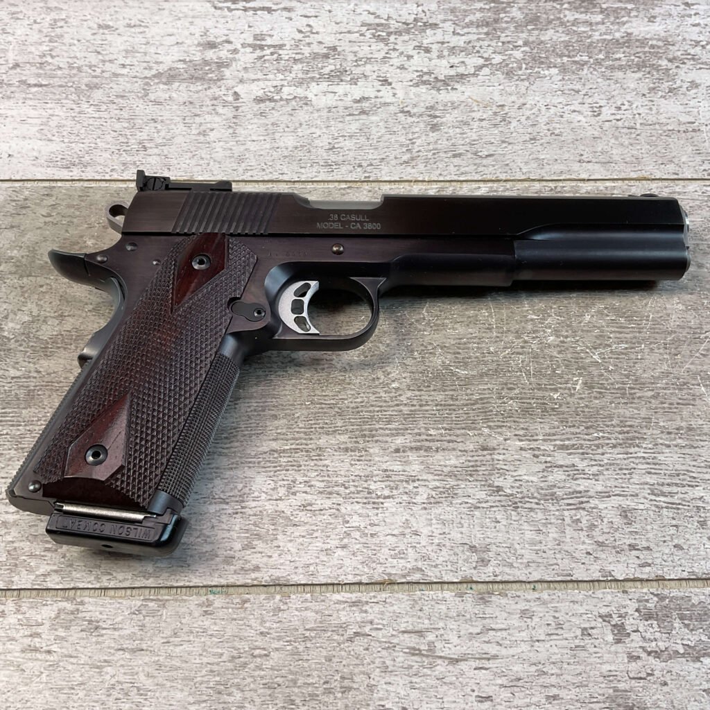 DICK CASULL (CASULL ARMS CA) CA 3800 LS .38 CASULL SEMI AUTO PISTOL, JAMES EARL JONES COLLECTION, RARE #5-10819