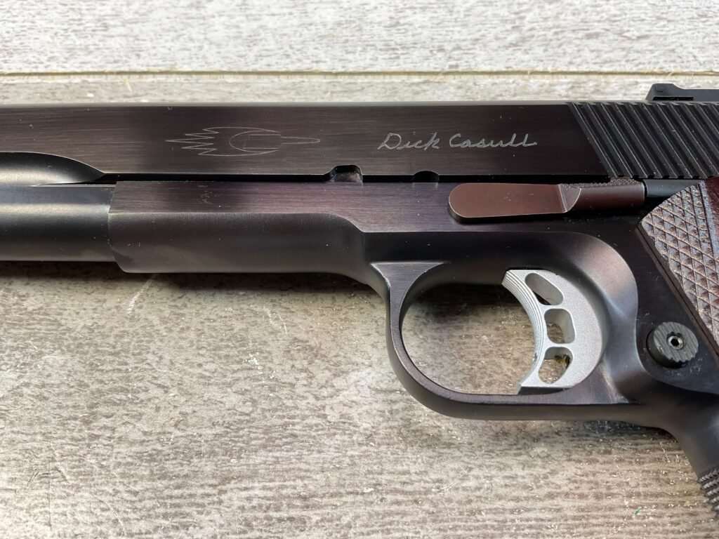 DICK CASULL (CASULL ARMS CA) CA 3800 LS .38 CASULL SEMI AUTO PISTOL, JAMES EARL JONES COLLECTION, RARE #5-10819