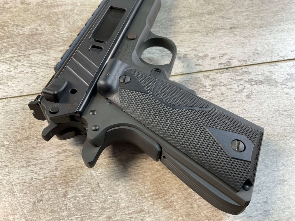 SPRINGFIELD ARMORY 1911 GOVT MOD 1911 .45 ACP SEMI AUTO PISTOL, JAMES EARL JONES COLLECTION, W/ HOGUE AVENGER SLIDE #5-10801