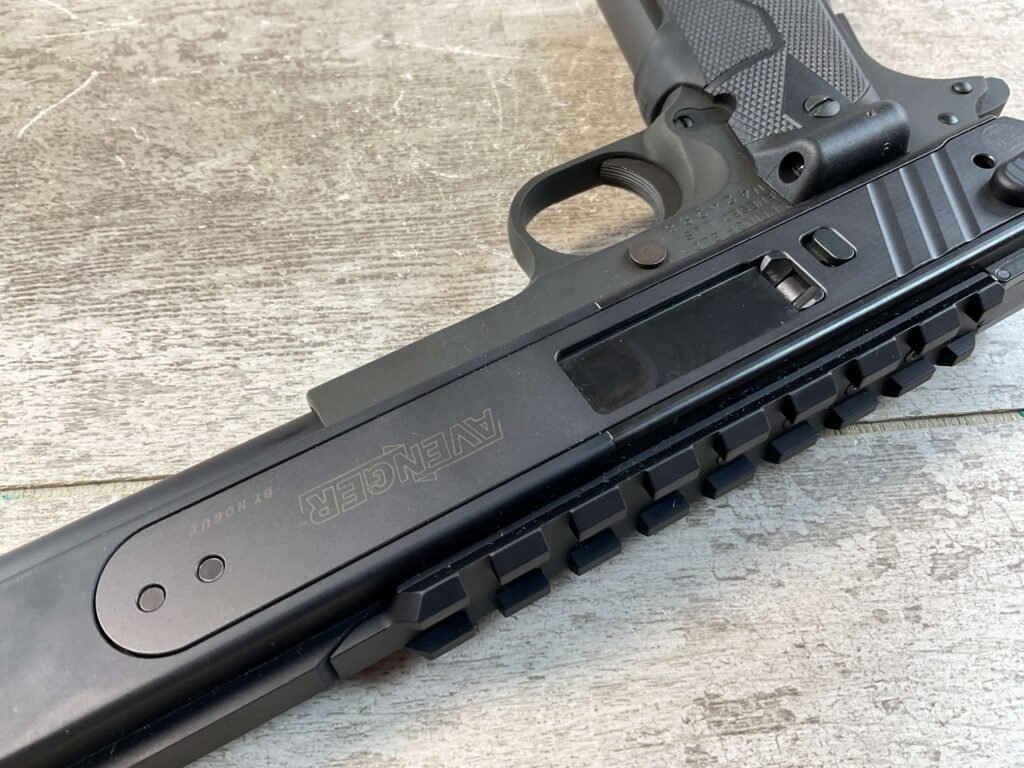 SPRINGFIELD ARMORY 1911 GOVT MOD 1911 .45 ACP SEMI AUTO PISTOL, JAMES EARL JONES COLLECTION, W/ HOGUE AVENGER SLIDE #5-10801