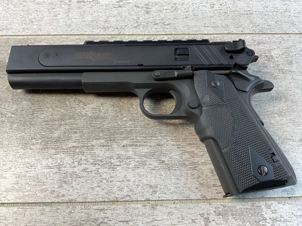 SPRINGFIELD ARMORY 1911 GOVT MOD 1911 .45 ACP SEMI AUTO PISTOL, JAMES EARL JONES COLLECTION, W/ HOGUE AVENGER SLIDE #5-10801