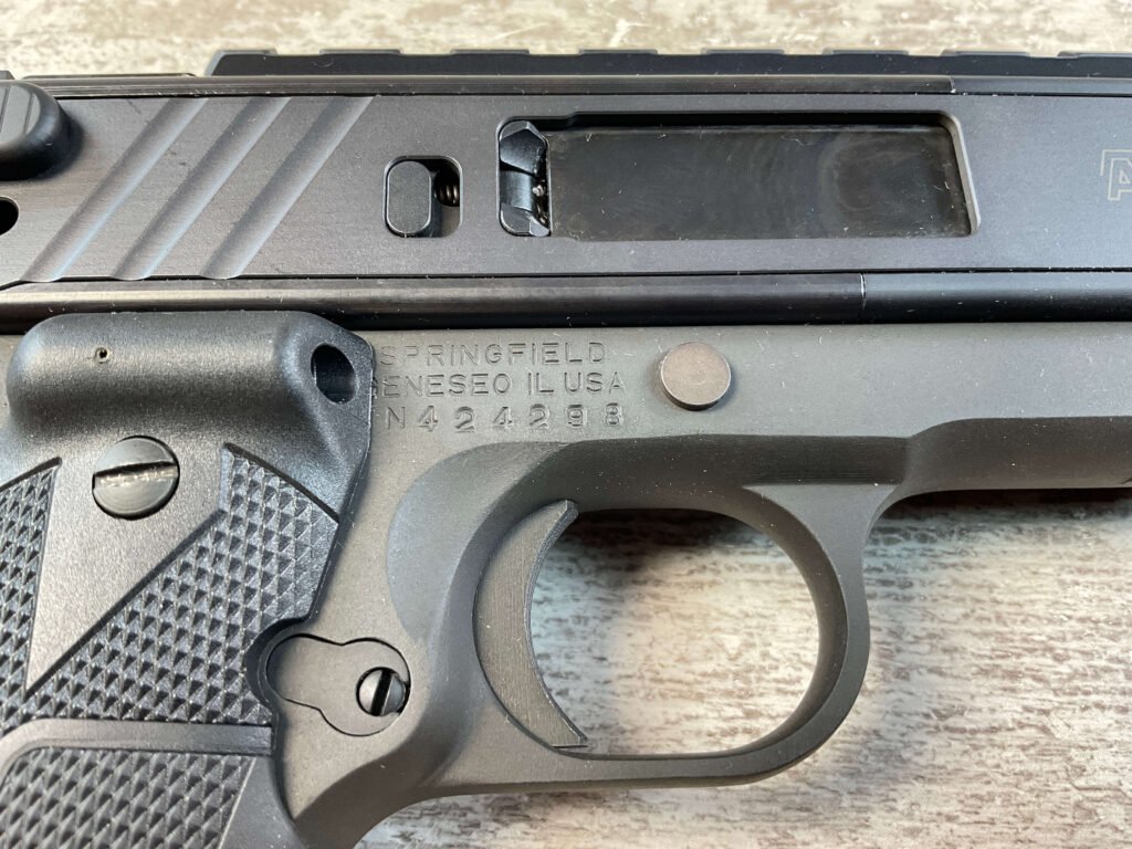 SPRINGFIELD ARMORY 1911 GOVT MOD 1911 .45 ACP SEMI AUTO PISTOL, JAMES EARL JONES COLLECTION, W/ HOGUE AVENGER SLIDE #5-10801