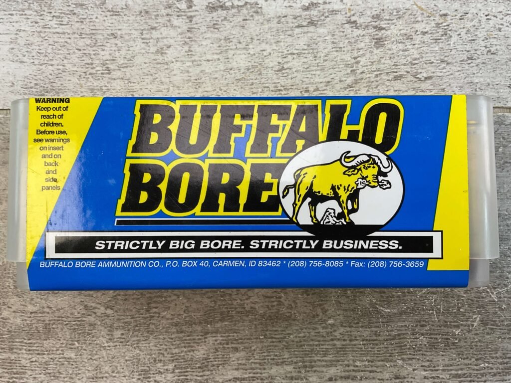 BUFFALO BORE .50 ALASKAN, 500 GR. RIFLE AMMO, UNOPENED BOX #5-11083