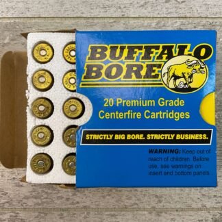 BUFFALO BORE HEAVY .454 CASULL, 325 GR. LBT-LFN AMMO, FULL BOX (QTY 20) #5-11087
