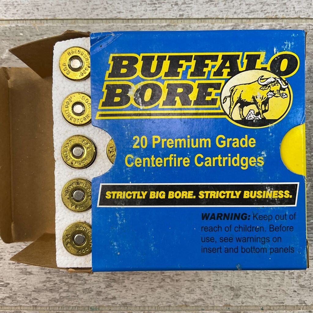 BUFFALO BORE .500 LINEBAUGH, 525 GR. LBT-LFN AMMO, FULL BOX (QTY 20) #5-11089